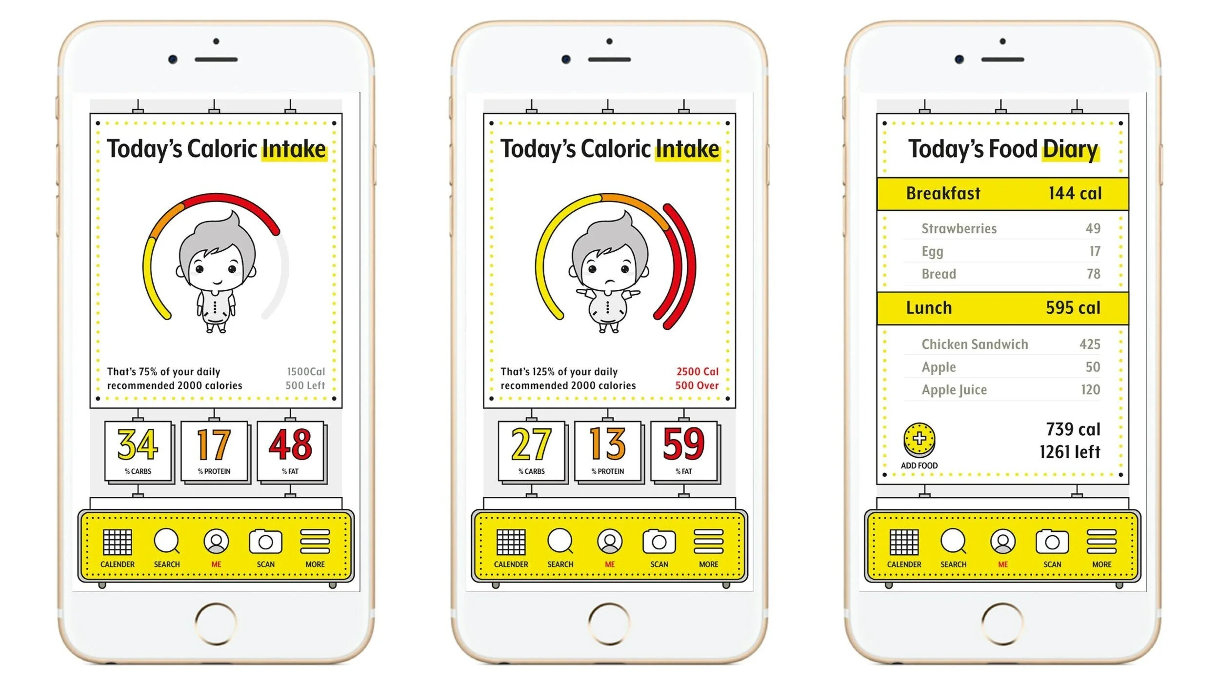 App screens 3