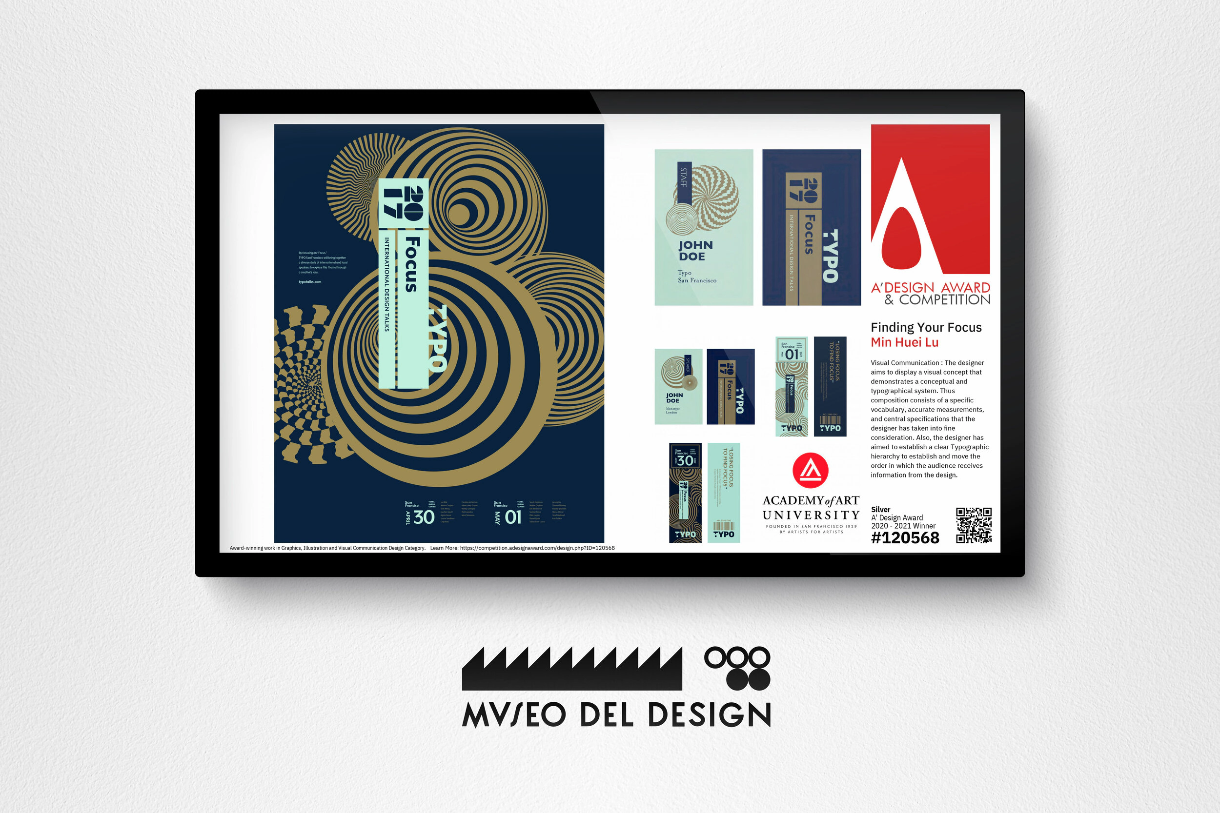 On display at Museo del Design, Como, Italy