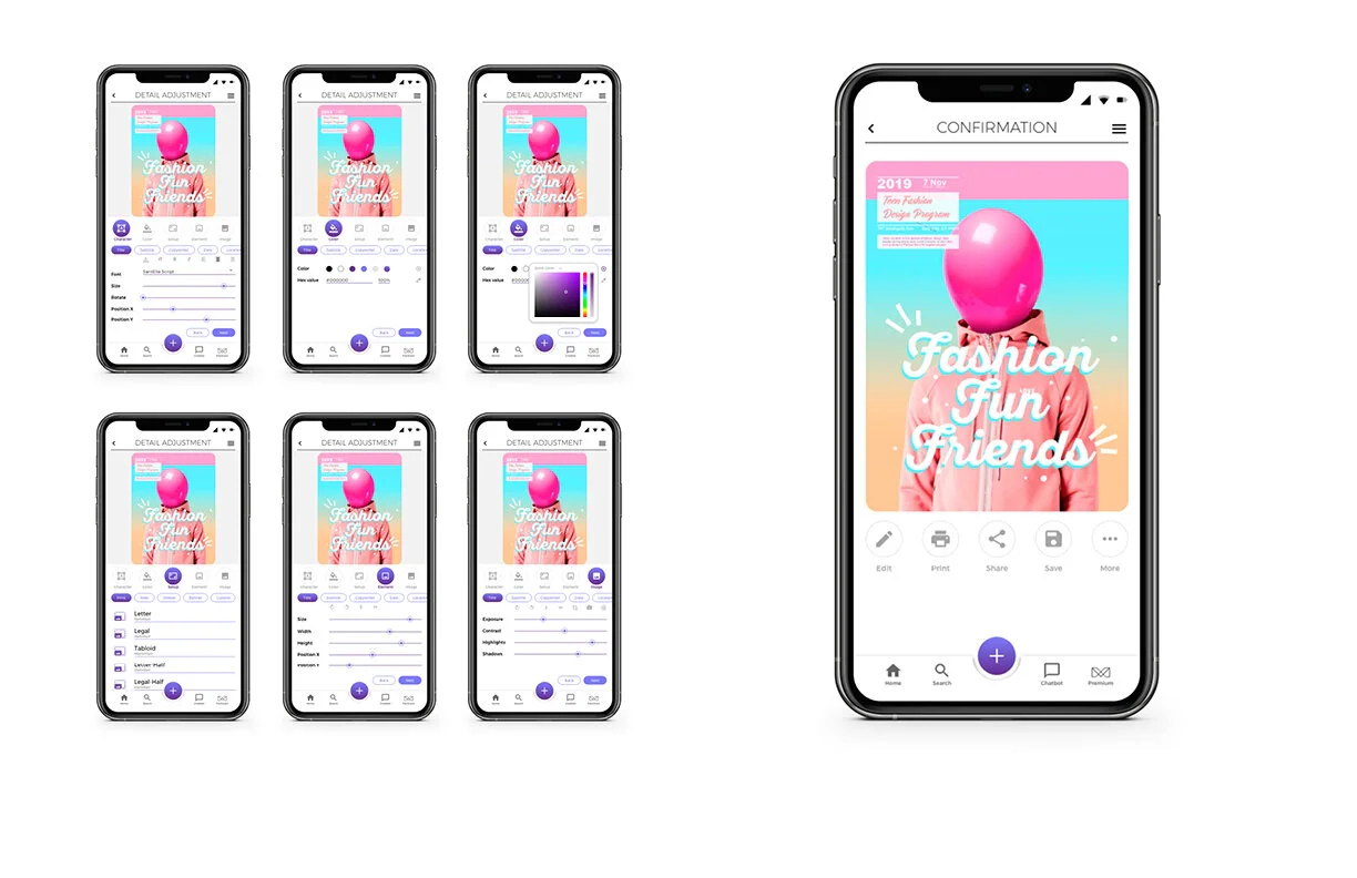Minarva app screens 2