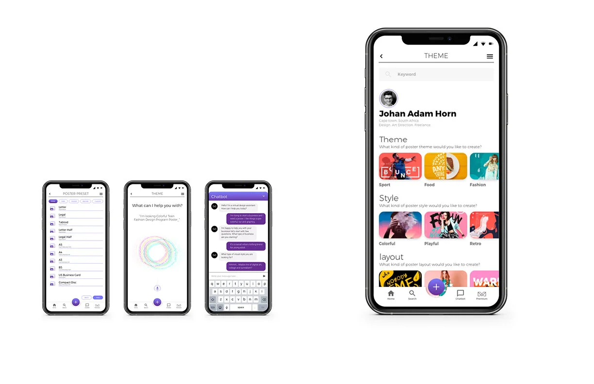 Minarva app screens 3
