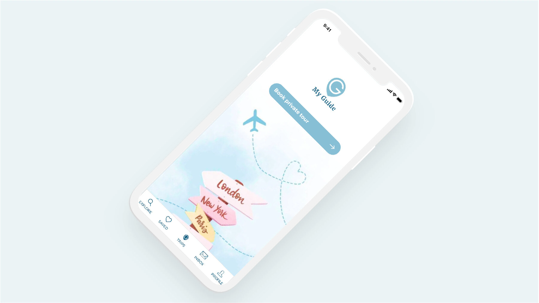 My Guide app screens overview