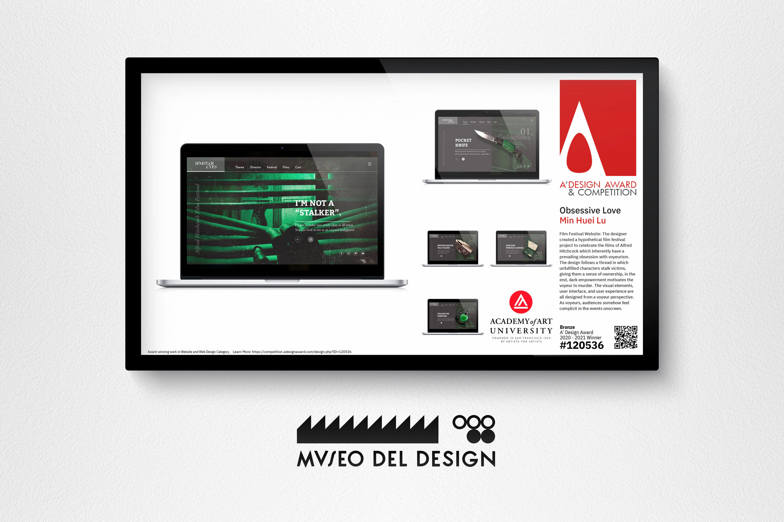 On display at Museo del Design, Como, Italy