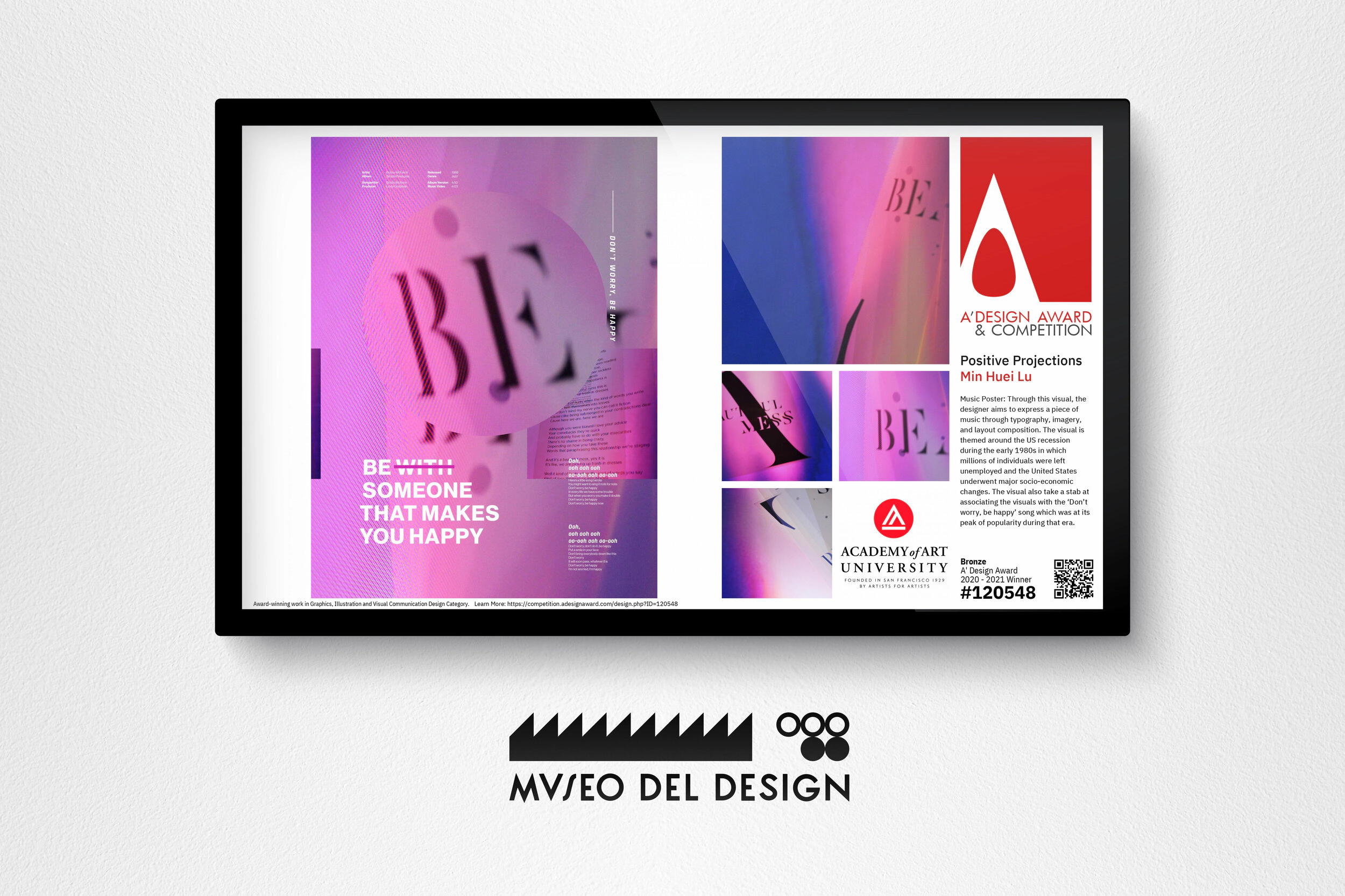 On display at Museo del Design, Como, Italy