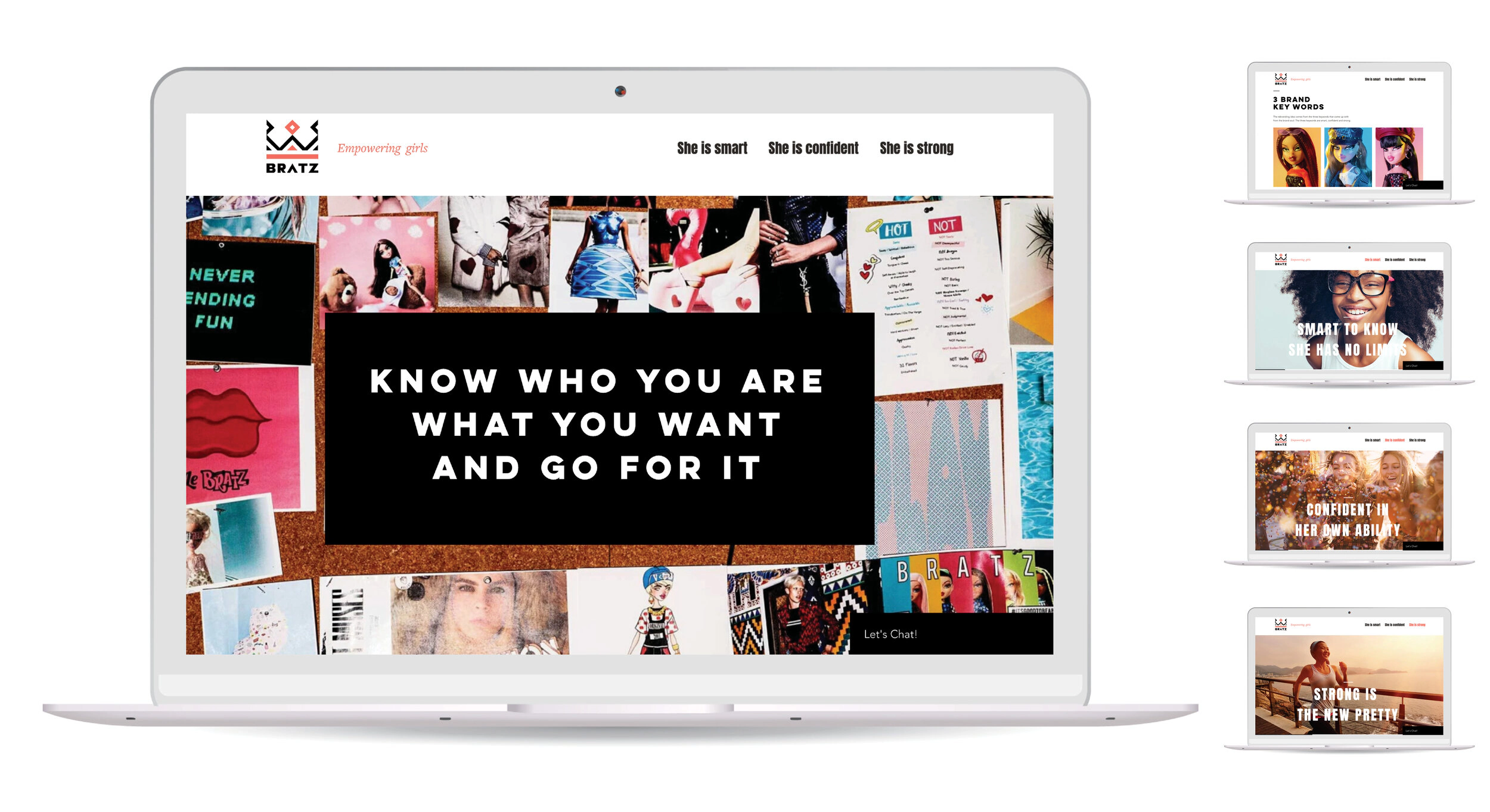 Bratz brand website design