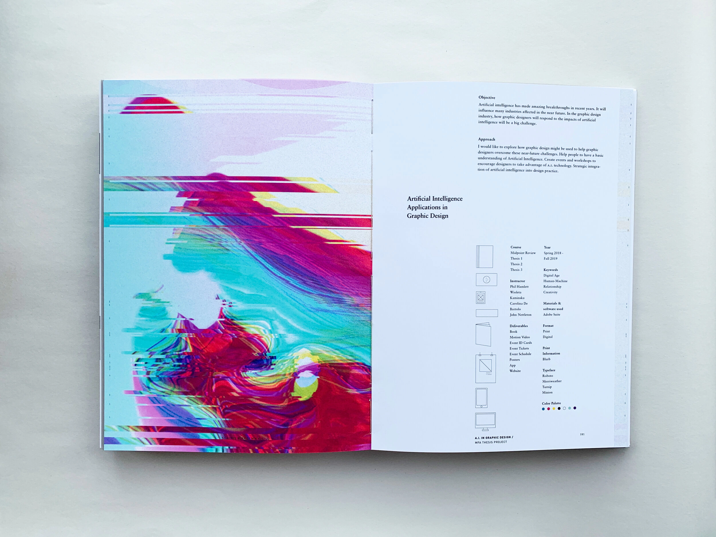 Printed portfolio 3